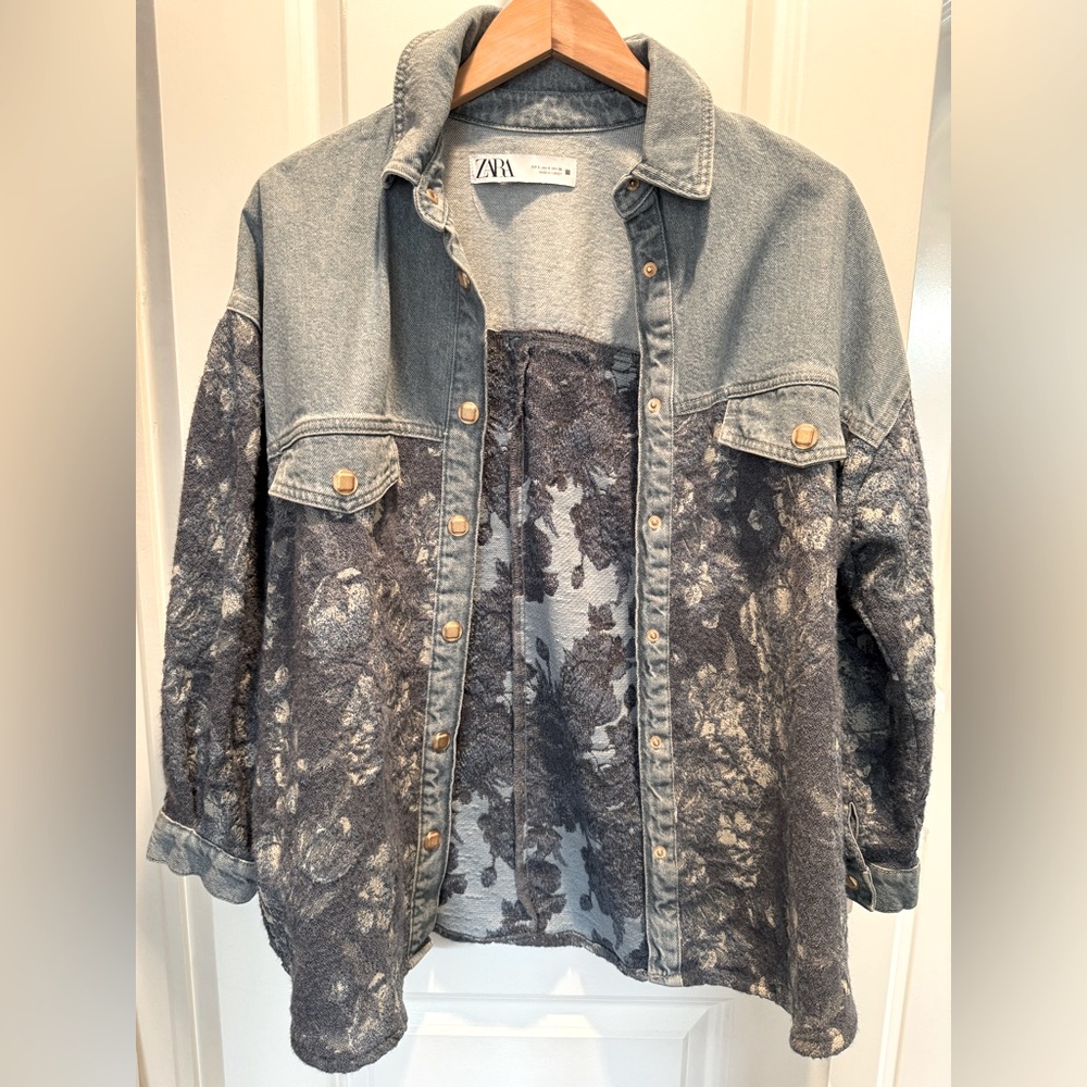 Zara Denim Shacket
